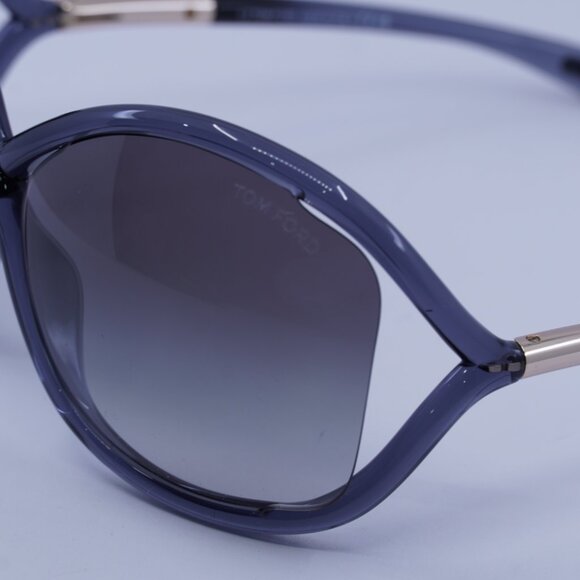 Tom Ford Whitney FT0009 0B5 Sunglasses Grey Butterfly Frame, Smoke Lenses - Picture 2 of 9